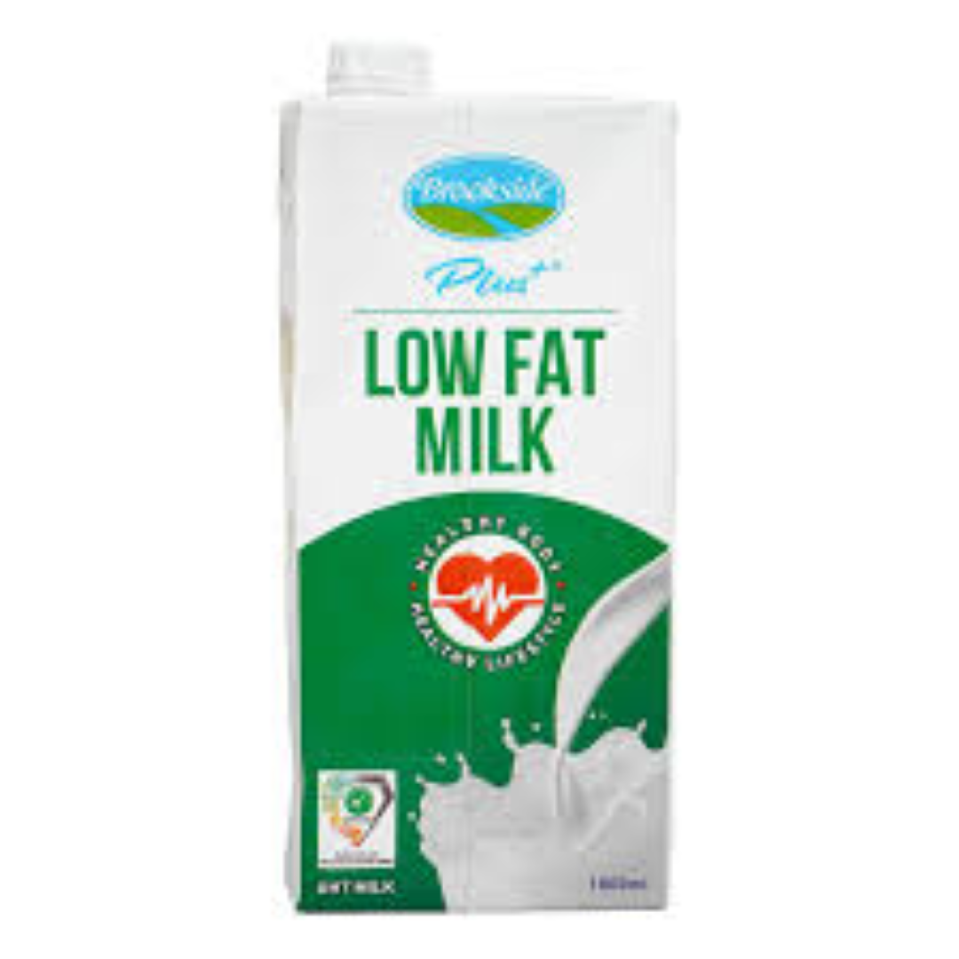 BROOKSIDE UHT LOW FAT MILK 1000ML